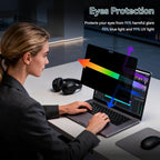 360° Privacy Screen for MacBook Pro 13 Inch(2016-2022, M1, M2)/MacBook Air 13 in(2018-2021,M1), 4 Way Privacy Anti Glare Blue Light Filter Shield Film Anti Spy Laptop Protector for Mac 13In Computer