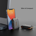 K&F Concept Memory Card Case - 25 Slot Carrying Case for SD, CF, CFexpress, Micro SD, Nano SIM & Micro SIM Cards