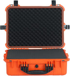 MEIJIA Portable Waterproof Protective Case,Hard Camera Case,Customized Fit Foam Inserted, Elegant Black,Fit for Camera, Equipments, Lens,Drones(Black)
