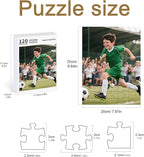 Personalized Photo Puzzle with Glossy Finish – Custom Jigsaw Puzzle 120/200/300/500/1000/1500 Pieces for Family, Couples, Pets, Birthdays, and Weddings (120-Vertical)