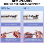 68W Electric Soldering Iron,SEQURE SI012 Pro Outdoor Portable Solder Iron, OLED Screen Digital Soldering Tools, Auto Start Heating, XT60 Cable,19V Adapter, Storage Bag, Tin Wire - TS D24