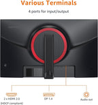 Amazon Basics 27 inch Gaming Monitor, FHD 1080P, 165Hz, VESA Compatible, Adaptive sync, 1ms Response, Black