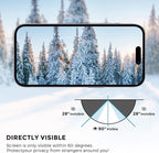 For iPhone 14 pro max/iPhone 15 plus Privacy Screen Protector - Anti-Blue Light, Anti-Glare, Anti-Spy Gradient Color Privacy Screen Protector Film (6.7 inch)