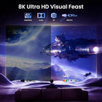 NEWCARE HDMI 2.1 Switch 2 in 1 Out with 2.6ft 8K Cable, HDMI Switcher 4K@120Hz, Bi-Directional HDMI Splitter Supports 8K@60Hz HDR10+ 3D Dolby VRR HDCP2.3 for TV PS5 Xbox Laptop Projector