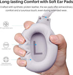 TOZO HT2 Hybrid Active Noise Cancelling Headphones, Wireless Over Ear Bluetooth Headset, 60H Playtime, Hi-Res Audio Custom EQ via App Deep Bass Comfort Fit Ear Cups, for Home Office Travel Purple