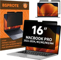 Privacy Screen for MacBook Pro 16 Inch (2021-2024, M1, M2, M3, M4), Removable Anti-Spy Filter for Mac Pro 16.2", Eye Protection HD Anti-Scratch