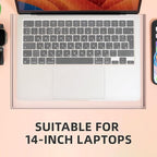 Laptop Keyboard Protector Cover Acrylic Clear Laptop Dust Case Anti-Cat Keyboard Cover Computer Mechanical Transparent Protector Suitable for 14inch Computer (13.8 * 9.8 * 0.6 Inch)