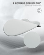 Ergonomic Mouse Pad Wrist Support, Comfortable Mouse Pad Wrist Rest, Relieve Wrist Pain Gel Mouse pad, Non-Slip Rubber Base Mousepad for Laptop, Computer, Prefect for Office(Light Gray