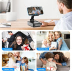 TechGlow Foldable Cellphone Stand with Bluetooth Speaker and Power Bank Birthday Gifts for Men Women Mother Father Boy Girl Teens Cool Tech Gadgets