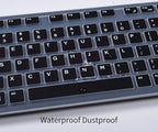 Keyboard Cover for DELL KB216 KB216b KB216t KB216d KB216p Wired & KM636 & Dell Optiplex 5250 3050 3240 5460 7450 7050 & Dell Inspiron AIO 3475/3670/3477 All-in one Desktop Keyboard -Black