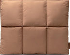Comfyable Puffy Laptop Sleeve 15 Inch 16 Inch, Quilted Puffer Laptop Carrying Case, Pillow Pouch Compatible for MacBook Air 15 in M4 2025 & MacBook Pro 16 in M4 2024, Brown