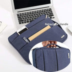 Voova Laptop Sleeve Carrying Case 15.6 16 Inch,Slim Computer Cover Bag Compatible with MacBook Pro 15/16, Dell xps 15,15-16 Inch HP Dell Asus Acer Laptop, Blue