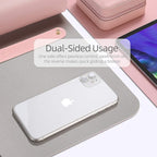 YSAGi Multifunctional Office Desk Pad, Ultra Thin Waterproof PU Leather Desk Mat, Dual Use Desk Writing Mat for Office/Home (35.4" x 17", Pink)