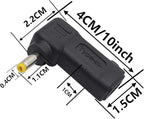 90W PD USB C to DC4017 Power Converter Type to DC 4017 Laptop Charging Adapter 19V 4A Type C Female to DC 4.0 x 1.7mm Male Power Adapter for Studio and Travel [PD-4017]