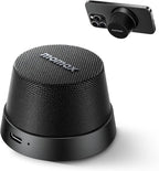 MOMAX Magnetic Portable Bluetooth Speaker - Mini Waterproof Shower Speaker with Bass, 12H Playtime, Outdoor Speaker True Wireless Stereo Pairing for Golf, Beach, Home, Travel, Gift Ideas