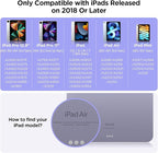 Stylus Pen for iPad 2018-2025, 15Mins Fast Charge for Apple Pencil, Palm Rejection, Compatible with iPad 10/9/8/7/6, iPad Pro 12.9"/11"/13" M4, iPad mini 6/5, iPad Air 5/4/3/11"-13" M2