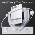 AI Voice Recorder, Note Voice Recorder - Transcribe & Summarize, AI Noise Cancellation Technology, Supports 118 Languages, 64GB Memory APP Control Audio Recorder (LightSilver)