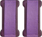 Phone Grip Strap Holder for Hand, Universal Finger Strap Phone Holder, Finger Selfie Grip Compatible with Most Smartphones (Deep Purple) -2PC