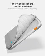 tomtoc 360° Protective Laptop Sleeve for 12-inch New Surface Pro, Copilot+PC 2025, 12.3-13 Inch Surface Pro 11/10/9/8/X/ 7+/7/6/5/4 with Keyboard, Shockproof Water-Resistant Notebook Laptop Case Bag