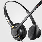 Arama USB Headset with Microphone for PC, Computer Laptop Headphones with Noise Cancelling Mic & Audio Controls for Home Office Business Skype UC Webinar Zoom
