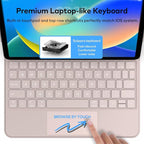 Keyboard Case for iPad 10th Generation 2022 & 11th (A16, 2025) – Magic-Style Keyboard with Multi-Touch Trackpad – Floating Cantilever Stand – Magnetic Case for iPad 10.9 inch 10th / 11th Gen.