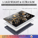 CISSOOK Compatible with MacBook Air 13 inch Case 2021 2020-2018 Release M1 Chip A2337 A2179 A1932 with Touch ID, Plastic Hard Shell Case + Keyboard Cover + Screen Protector, Abstract Oil Painting