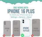 Smartish® iPhone 16 Plus Screen Protector - 2-Pack Tempered Glass Screen Protectors - Tuff Sheet - 9H Easy Install Frame [Scratch Resistant] Case-Friendly- Dynamic Island for Apple iPhone 16 Plus