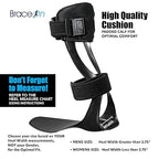 Brace On AFO S-Type - Drop Foot Stabilizer Brace, Moldable, Trimmable, Lightweight Polyethylene, Braces for Men, AFO Brace and Foot Drop Braces, Boot for Injured Foot, Men, Left