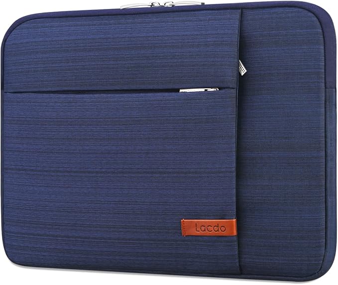 Lacdo Chromebook Case 11 Inch Laptop Sleeve for 11 Inch Acer HP Lenovo Dell Samsung ASUS Chromebook Spin 3 11, 13 inch New Surface Pro 11 Copilot+PC / 10 9 8 X, 11.6" MacBook Air Computer Bag, Blue