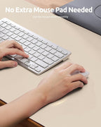 YSAGi Leather Desk Protector, Office Mat, Large Mouse Mat, Non-Slip PU Leather Blotter, Laptop Desk, Waterproof Writing Pad for Office and Home (Eggshell, 35.4" x 17")
