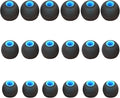 Silicone Earbud Tips Replacement - Fit Most Earbuds (Inner Hole 3.8mm - 5.1mm) - 9 Pairs S M L