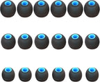 Silicone Earbud Tips Replacement - Fit Most Earbuds (Inner Hole 3.8mm - 5.1mm) - 9 Pairs S M L