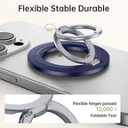 SYNCWIRE for MagSafe Ring Holder, Magnetic Phone Ring Holder Magnet Cell Phone Grip Finger Ring Kickstand Compatible with iPhone 16 15 14 13 12 Pro Max fits MagSafe Accessories
