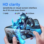 OneFish Full Edge Coverage Tempered Glass Screen Protector for IPhone 15/IPhone 14 Pro 6.1 inch, 2 Pack Edge Reinforcement, Self-Aligning Installation, Case Friendly HD Screen Protectors