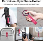 ULANZI MA30 Magnetic Phone Tripod Stand for iPhone - Aluminium Maglock Smartphone Mini Tripod Pocket Cell Phone Stand Strong Magnet Quick Mount Compatible with iPhone 16 15 14 13 12 Series, Red