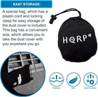 HQRP Elastic Dust Cover w/Bag compatible with Casio LK-265 LK265 LK-280 LK280 WK-6600 WK6600 WK-7600 WK7600 WK-245 WK245 Electronic Keyboards Digital Pianos