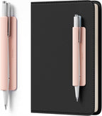 ELETIUO Pencil Holder For Most Pens,Pencils,Self-Adhesive Stick To Notebooks,Diary,Desks,Whiteboards Or Any Surface,Silicone Pen Holder For Home,Office And Desk Organization,Pink