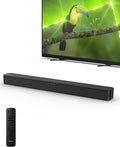 Philips B4000 Soundbar for TV, 2.0 Channel Sound, BT LE Audio, Easy Setup, EasyLINK, Roku TV Ready, Remote Control