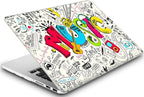 Creativity Music Laptop Shell Compatible with MacBook Air 13 Inch Case 2017 2016 2015 2014 2013 2012 2011 2010 A1466/A1369, AMCJJ Plastic Hard Cover Shell Case & Keyboard Cover &Screen Protector