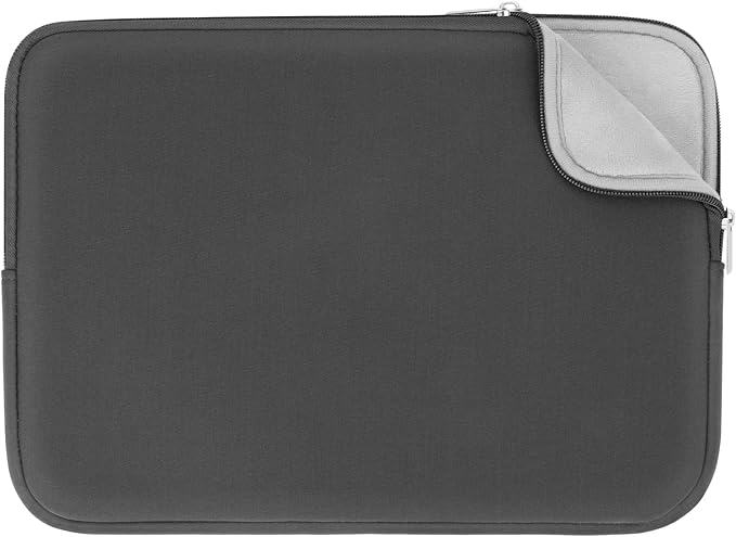 RAINYEAR 11-11.6 Inch Laptop Sleeve Protective Case Soft Lining Carrying Bag Padded Zipper Cover Compatible with 11.6" MacBook Air for 11" Notebook Computer Tablet Chromebook (Gray, Upgraded Version)