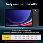 BELLEMOND Tempered Glass Screen Protector for Galaxy Tab S10 FE / S9 FE / S9 / S8 / S7 (10.9”/11”) | Blue Light Cut | EZ Guide Kit for Flawless Install | 10H | 1 Pack | Designed in Japan