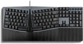 Perixx PERIBOARD-535RD Wired Ergonomic Mechanical Split Keyboard - Low-Profile Red Linear Switches - Programmable Feature with Macro Keys - Compatible with Windows and Mac OS X - US English, Black