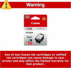 Canon CL-244 Genuine Color Ink Cartridge, Compatible with iP2820, MX492, MG2420/2520/2920/2922/2924/3020/2525, TS3120/302/302a/202/4520/3320