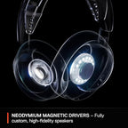SteelSeries Arctis Nova 3P Wireless Multi-Platform Gaming Headset — Mobile App Control — 40 HR Battery — Neodymium Magnetic Drivers — 2.4GHz/Bluetooth — PS5, PS4, PC, Switch, Mobile — White