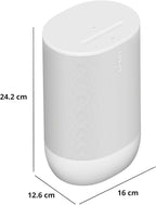 Sonos Move 2 - White - Wireless Portable Bluetooth Speaker
