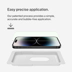 Belkin ScreenForce UltraGlass Blue Light Filter Screen Protector for iPhone 14 Pro Scratch-Resistant Impact Protection w/Included Easy Align Tray for Bubble-Free Application