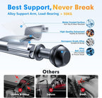 isuke for MagSafe Car Mount, [80+LBS Strongest Suction & Ultra-Durable] [16 Strongest Magnets] Aluminum Alloy Magnetic Phone Holder for Car Dashboard Windshield for iPhone Samsung All Smartphones