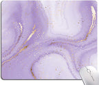 Mouse Pad, Purple Marble Design Mouse Pad, Washable Square Cloth Mousepad for Gaming Office Laptop, Non-Slip Rubber Base Computer Mouse Pads for Wireless Mouse, Cute Mouse Pads for Desk