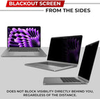 Magnetic Privacy Screen for MacBook Air 15 Inch (2023-2025, M2, M3, M4) Removable Laptop Privacy Filter Shield and Protector