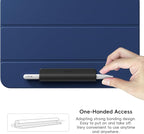 ELETIUO Silicone Pencil Holder Sleeve,Compatible with Apple Pencil (USB-C),Apple Pencil 1st/ 2nd Generation,Strong Adhesive Sticky Attached to iPad Case for Stylus Pens,Black